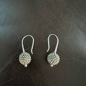 Lagos Caviar Ball Drop earrings in Sterling - vintage